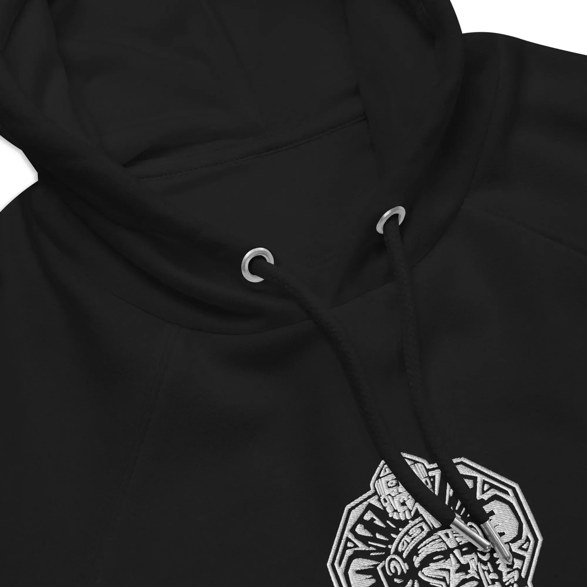 Sudadera Bordada Capucha Unisex Cabeza Indio Mexicano - Echaleku Boxeo