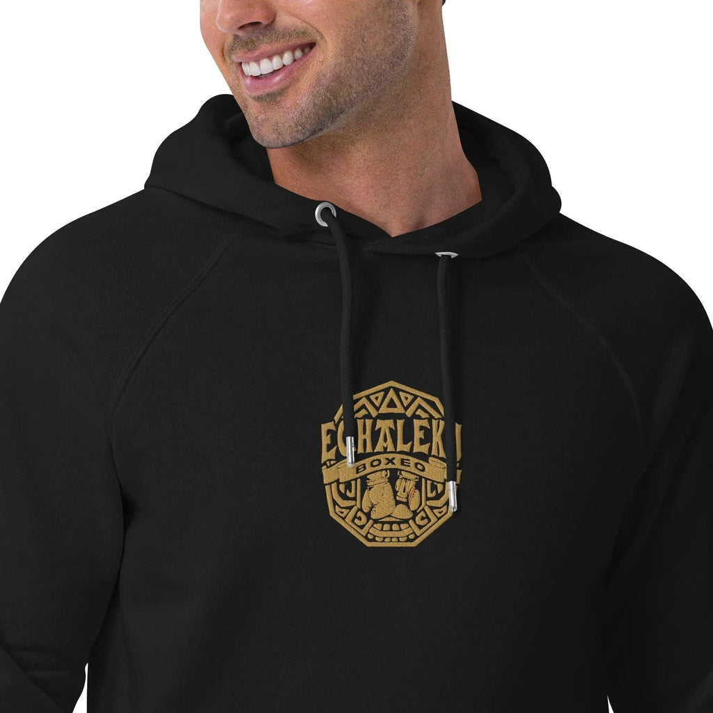 Sudadera Bordada Capucha Unisex Guantes México - Echaleku Boxeo