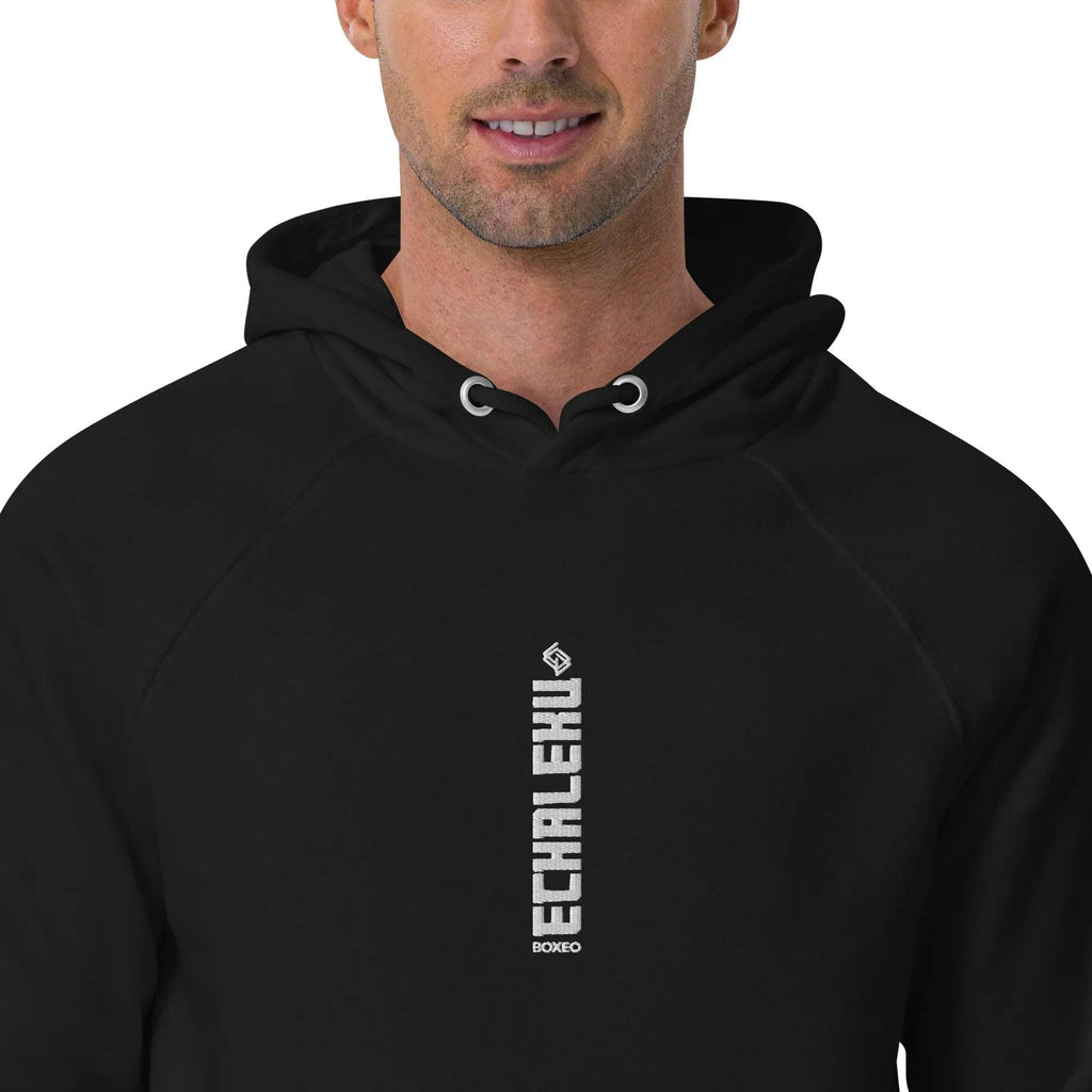 Sudadera Bordada Capucha Unisex Vertical - Echaleku Boxeo