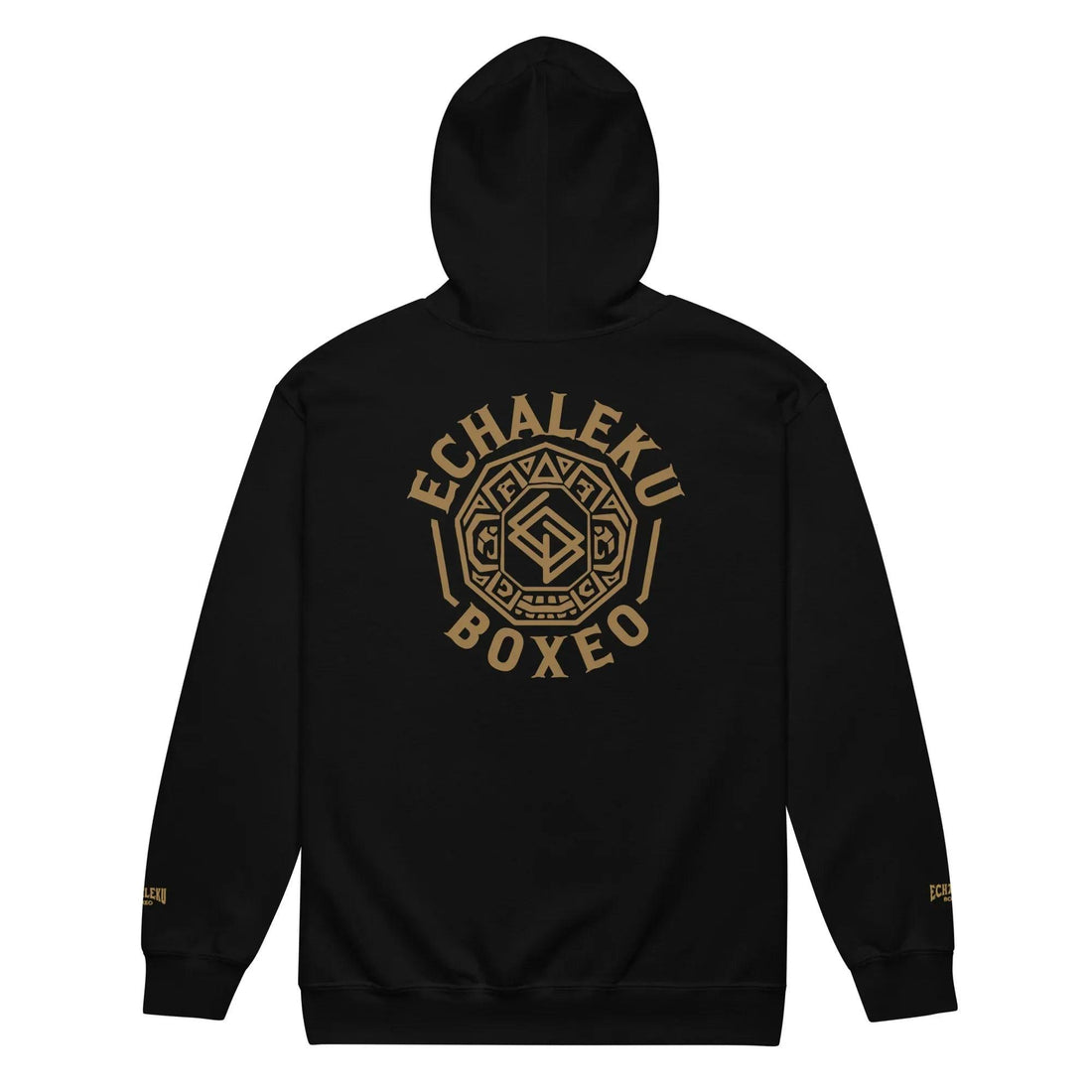 Sudadera Bordada Capucha Cremallera Unisex Logo Ring México - Echaleku Boxeo