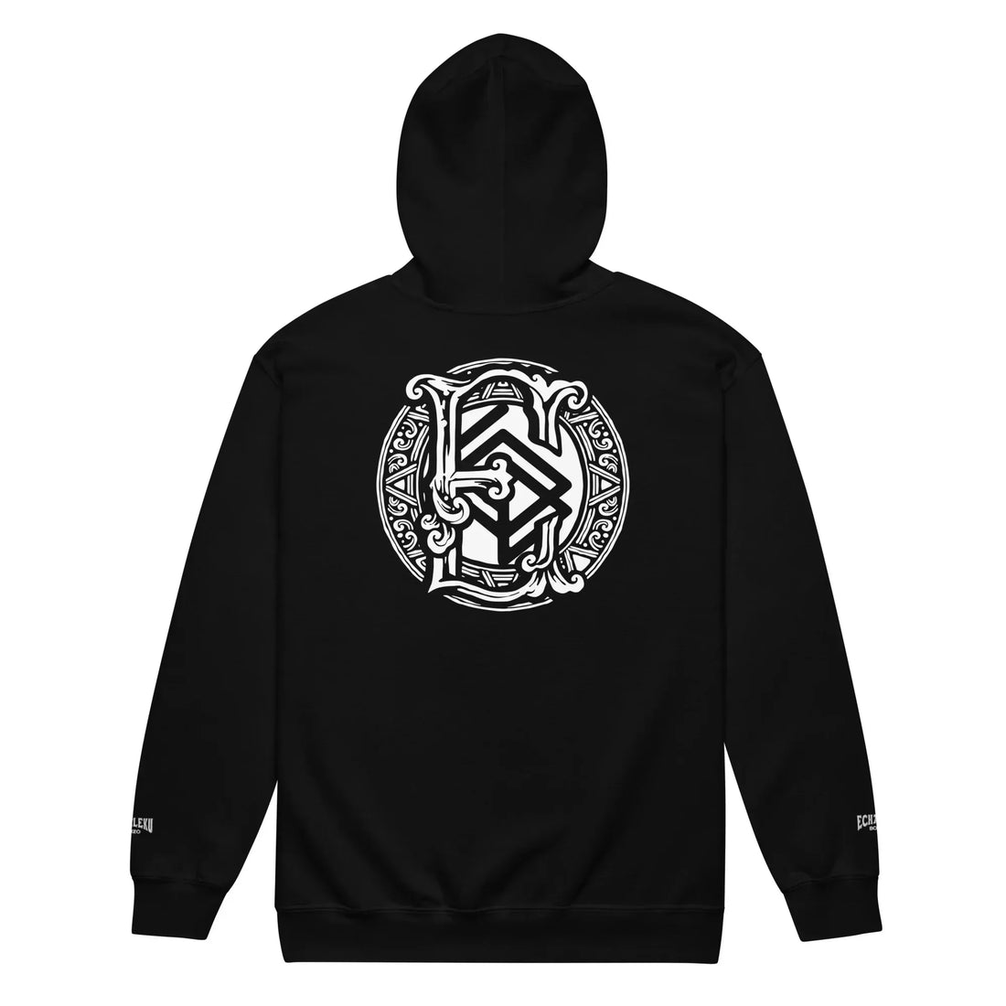 Sudadera Bordada Capucha Cremallera Unisex E-RING - Echaleku Boxeo