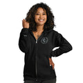 Sudadera Bordada Capucha Cremallera Unisex Echaleku Boxing Team Silver - Echaleku Boxeo