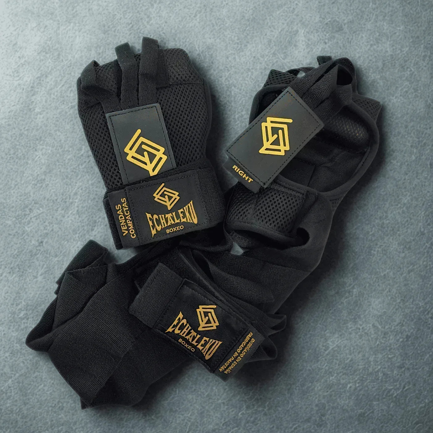 (Pack de 2) Vendas Boxeo Compactas Interdigitales (Gastos de envío gratis en Península) - Echaleku Boxeo