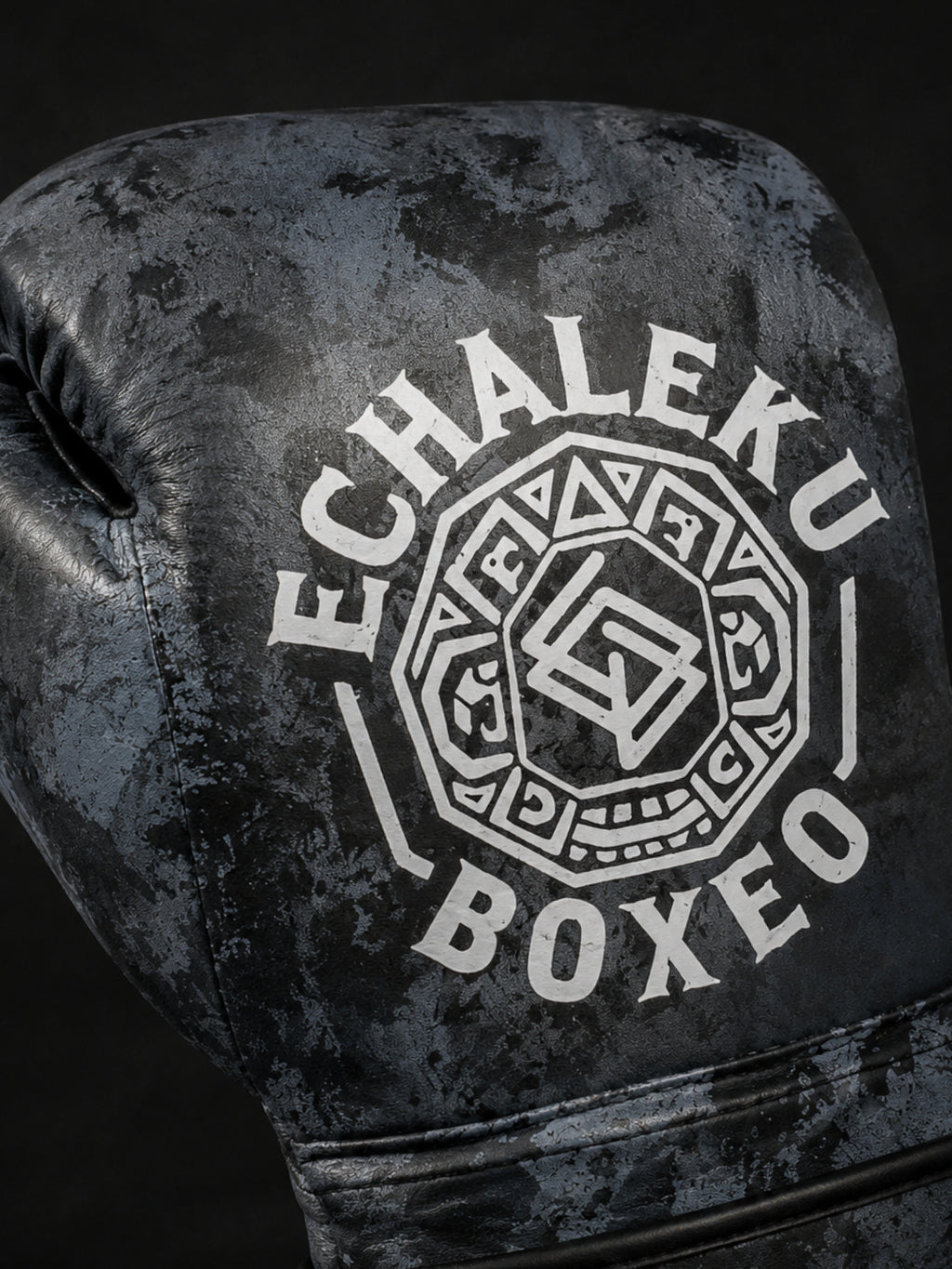 Guantes de boxeo Viva México Negro, vista individual