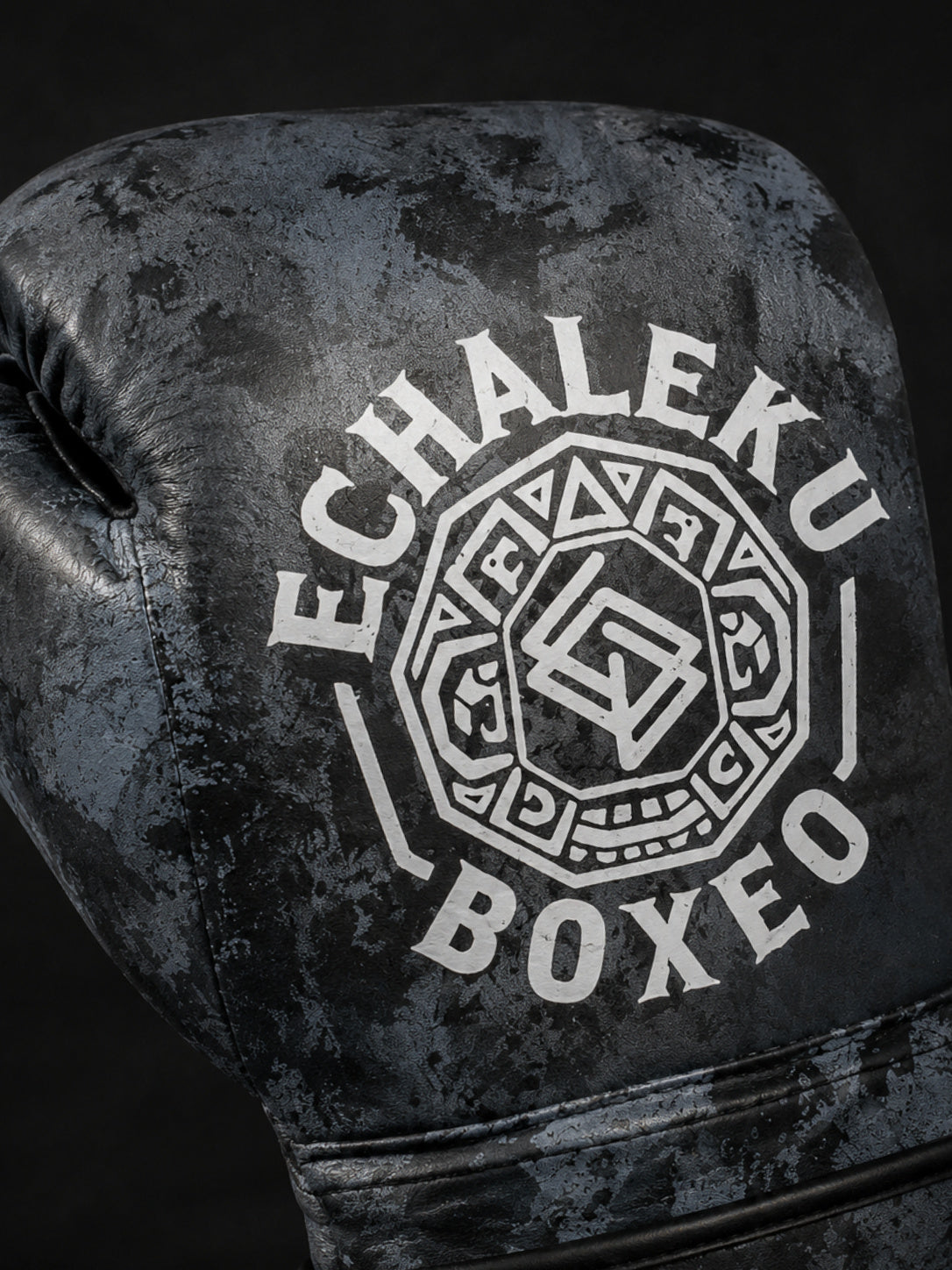 Guantes de boxeo Viva México Negro, vista individual