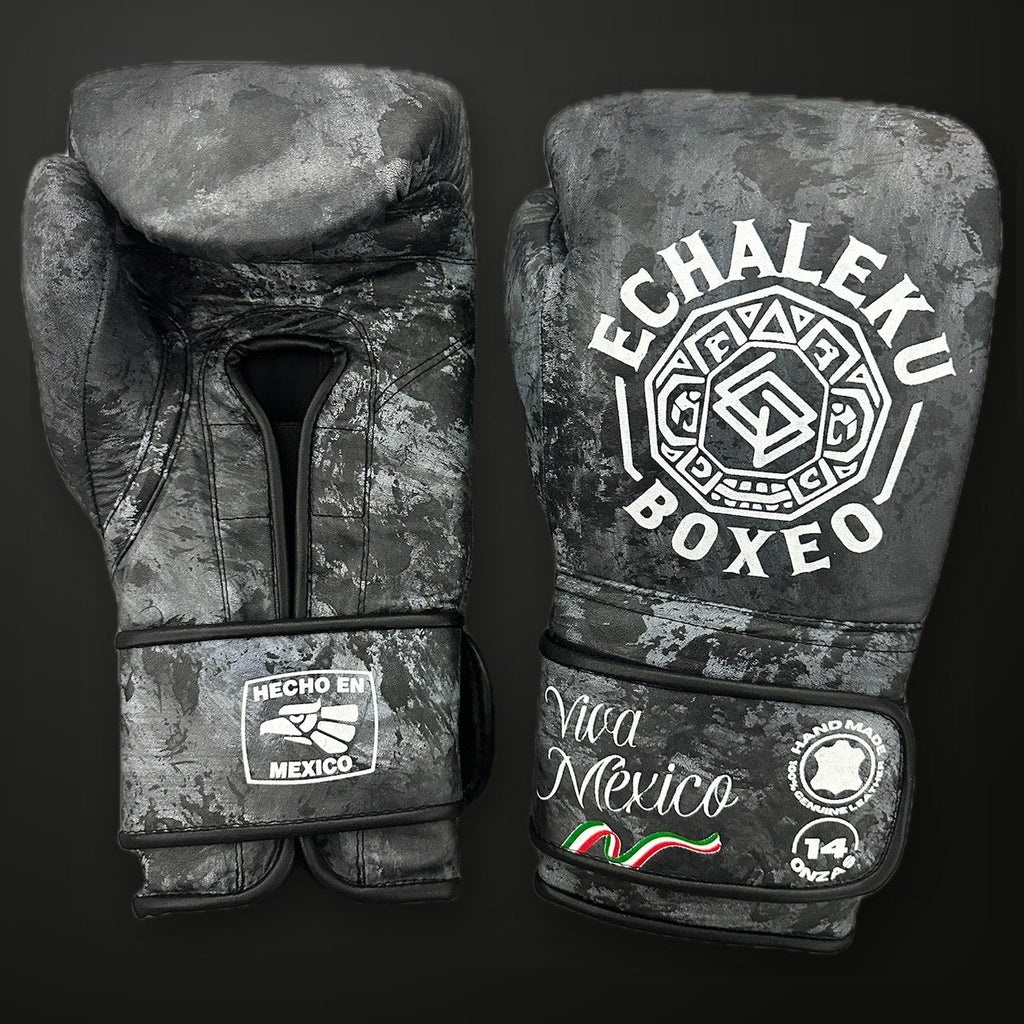 Guantes de boxeo Viva México negros Echaleku Boxeo, vista 1