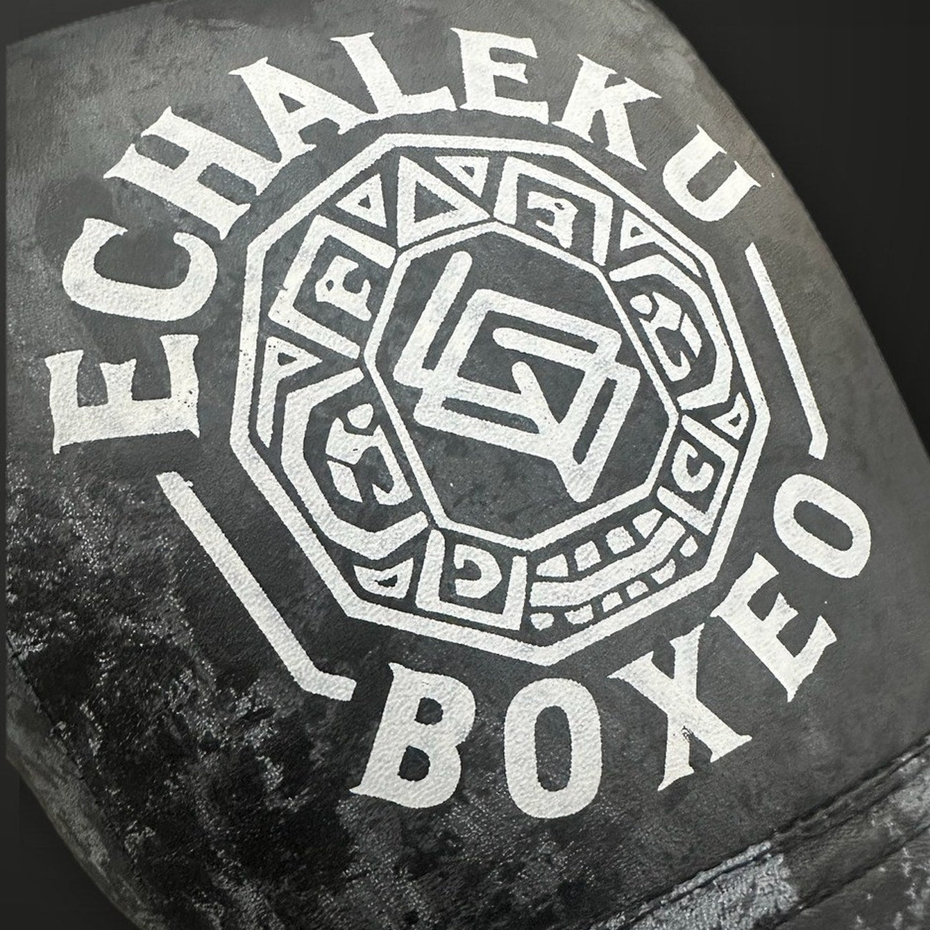 Guantes de boxeo Viva México negros Echaleku Boxeo, detalle 3