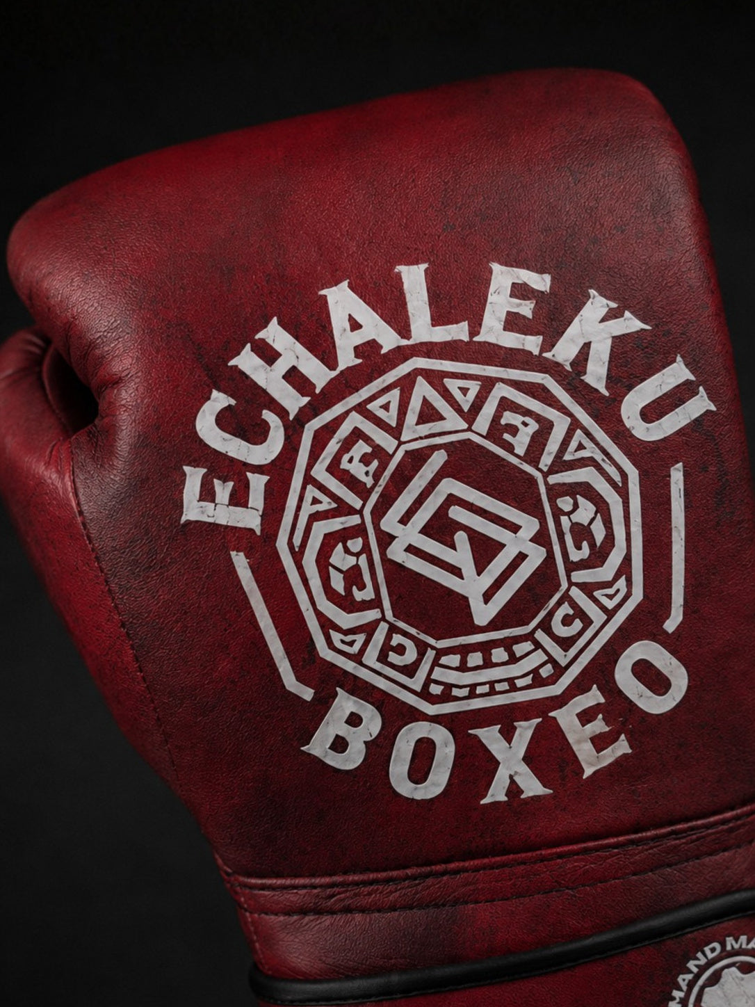 Guantes de boxeo Viva México Rojo, vista individual